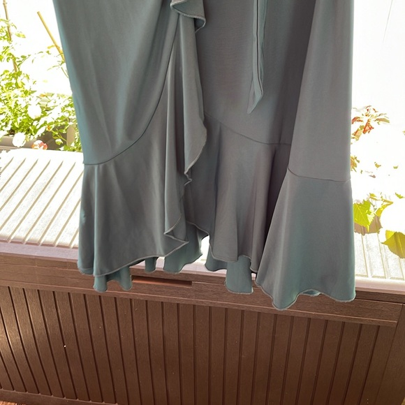 Kiyonna  - Whimsy Wrap Dress Hunter Medium - Picture 8 of 16